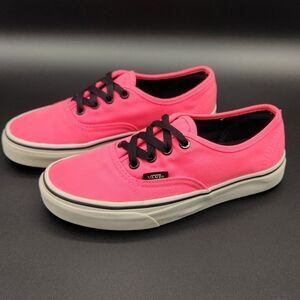 Vans Pink Canvas Sneakers Unisex Womens 5.5 / Mens 7